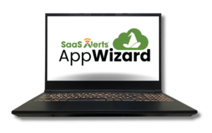 app wizard logo on computer