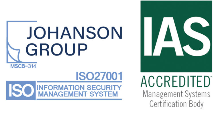 Johanson Group ISO certification badge